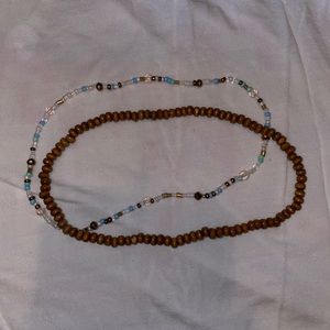 boho beaded choker necklace set — can wear separately !!